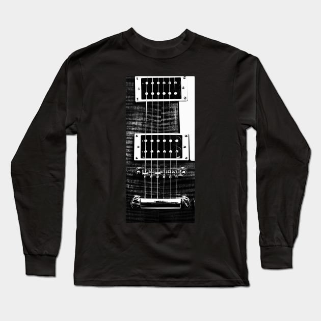 Guitar Long Sleeve T-Shirt by VoidDesigns